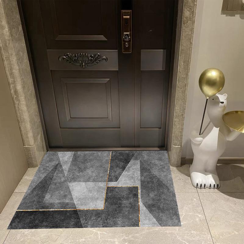 Verdickte Bodenmatte Badezimmerbodenmatte Badezimmerbodenmatte Eingangstürmatte Schlafzimmerteppichmatte