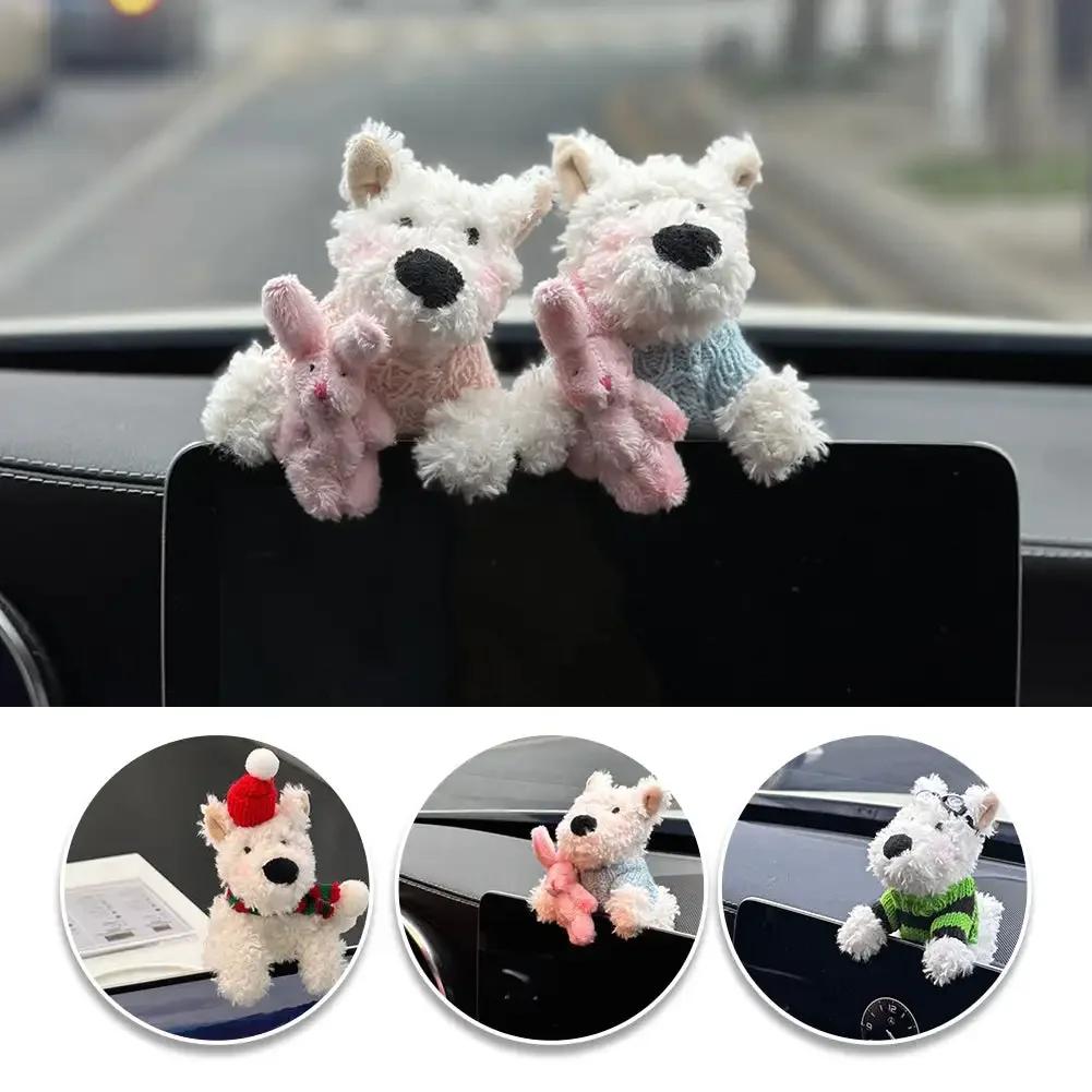 1Pcs Plush Doll Bag Pendant Car Hanging Pendant Cute Figure Key Chains Car Pendant Car Interior Decoration Car Decor