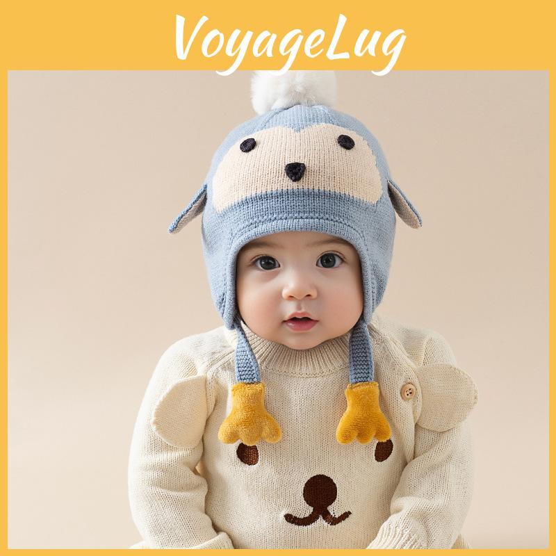 Infant Handmade Knit Cap With Soft Cotton Material For Breathable Winter Warmth