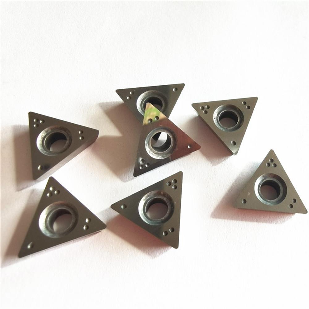 10Pcs CB90488 Positive Rake Carbide Brake Lathe Bit Replacement