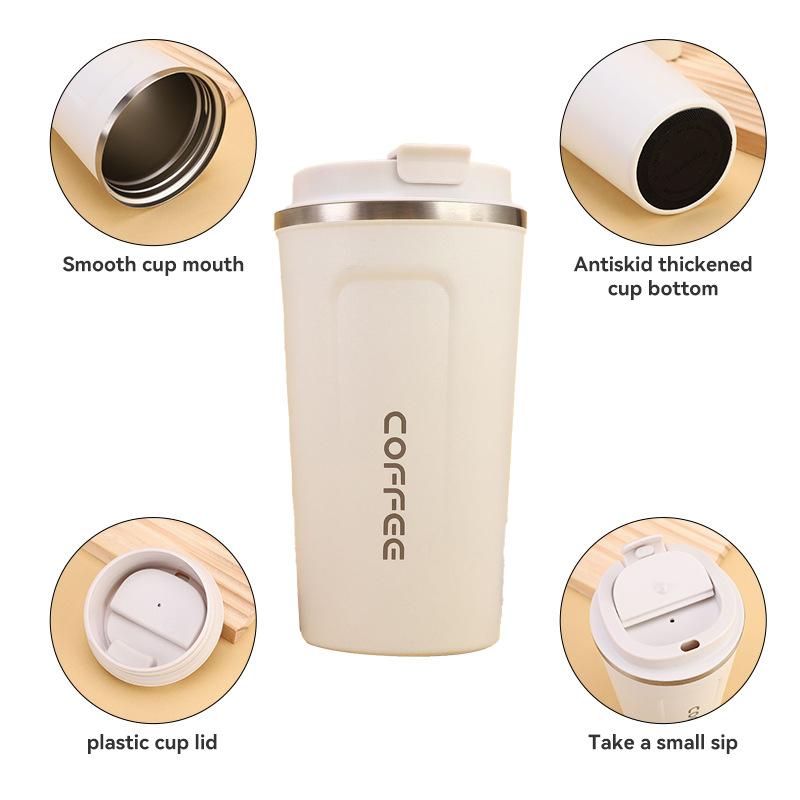 380/510ML Thermos Water Bottle Car Coffee Cup Keeps Cold and Heat Thermal Mug Stainless Steel Thermo Bottle Sports Water Bottles