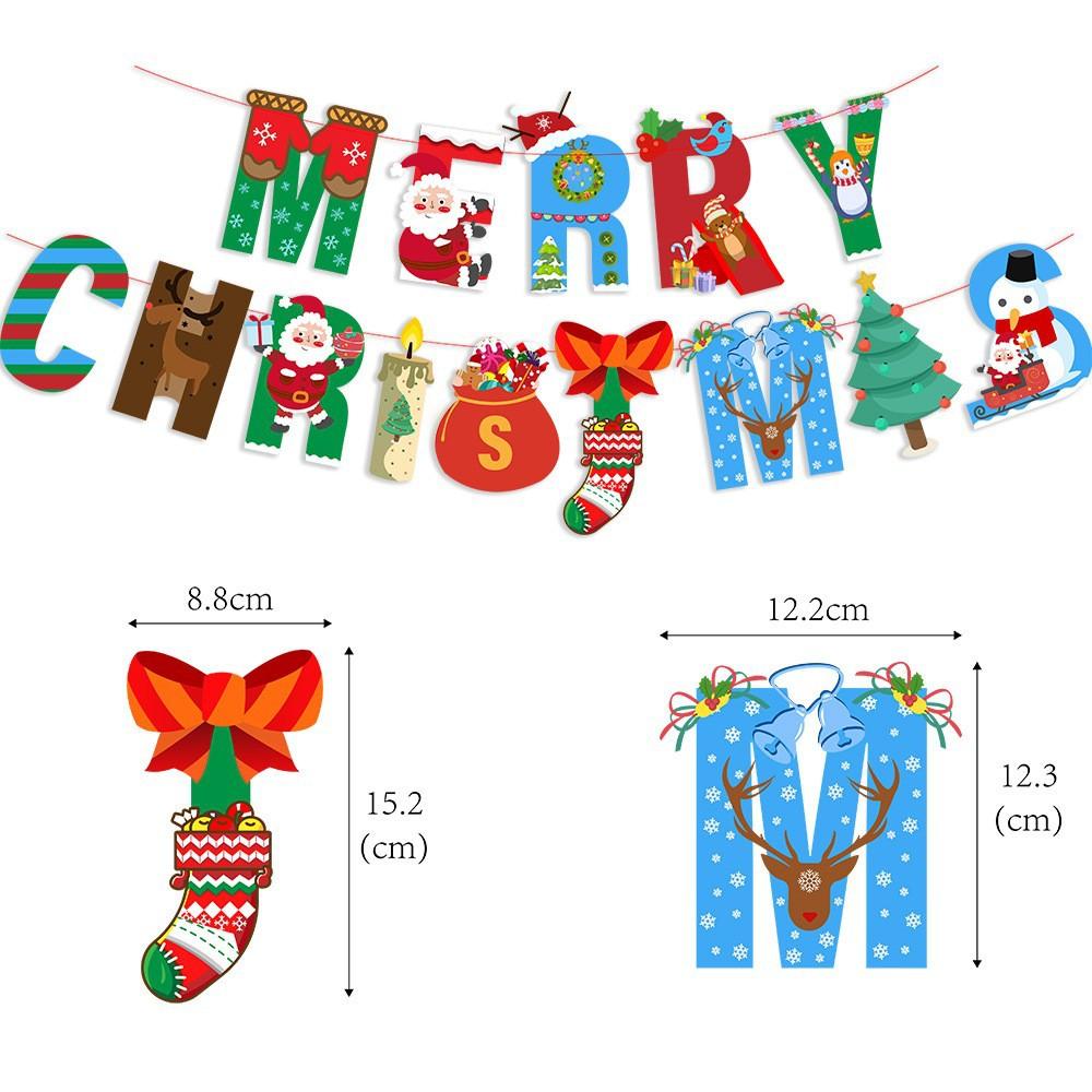 Christmas Banner Christmas Tree Ornaments Merry Christmas Decoration For Home Santa Claus Pendant Xmas Gifts New Year 2025 Gift