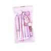 1Set Cartoon School Stationery Set Pens Stick Note Student Tools Gift Kit Eraser Large Capacity Learning Gift Box