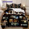 Abba Classic Album Collection Bedding (1 * duvet cover + 2 * pillowcase, without core) 2D Flat Christmas birthday gift Soft and comfortable