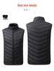 Four-Zone Temperature-Control Electric Heating Vest for Safe, Warmth