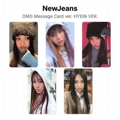 NewJeans OMG Message Card ver. HYEIN VER. Oficiální fotokarta