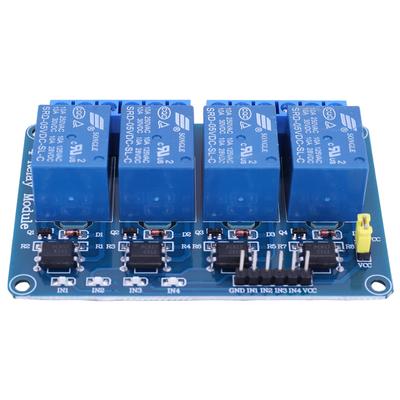 5V 12V 4-Kanal-Relaisplatine mit Optokoppler-Relais, 4-Wege-Relaismodul, AVR 51 PIC 4-Wege-Relaismodul-Schild für Arduino