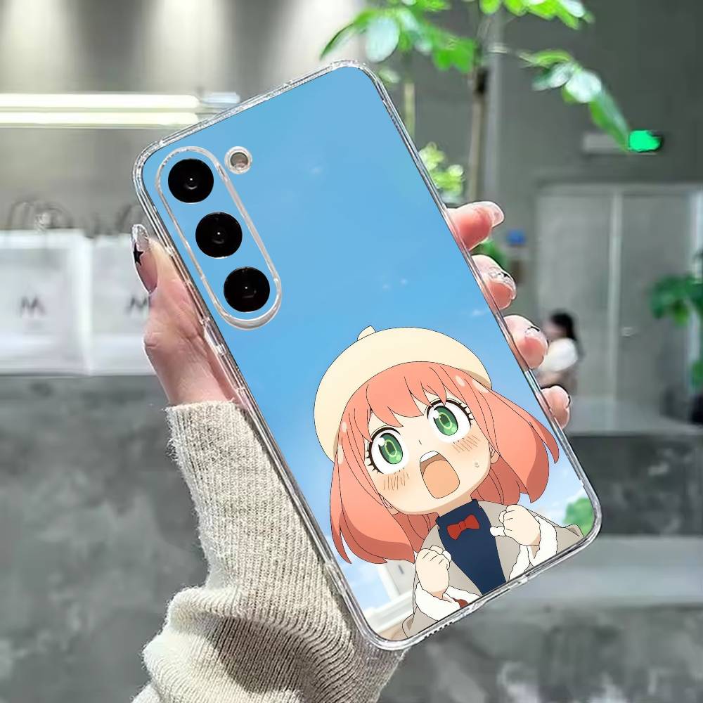 Cute A-Anya F-Forger Phone Case For Samsung Galaxy A91,80,73,72 ,71,53,52,32 ,31,22,21s,20,Transparent Case
