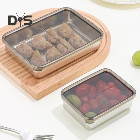 1000ML/2000ML/800ML/400ML Crisper Box Large Capacity Lunch Box with Sealed Lid Prevents Odor Storage Box
