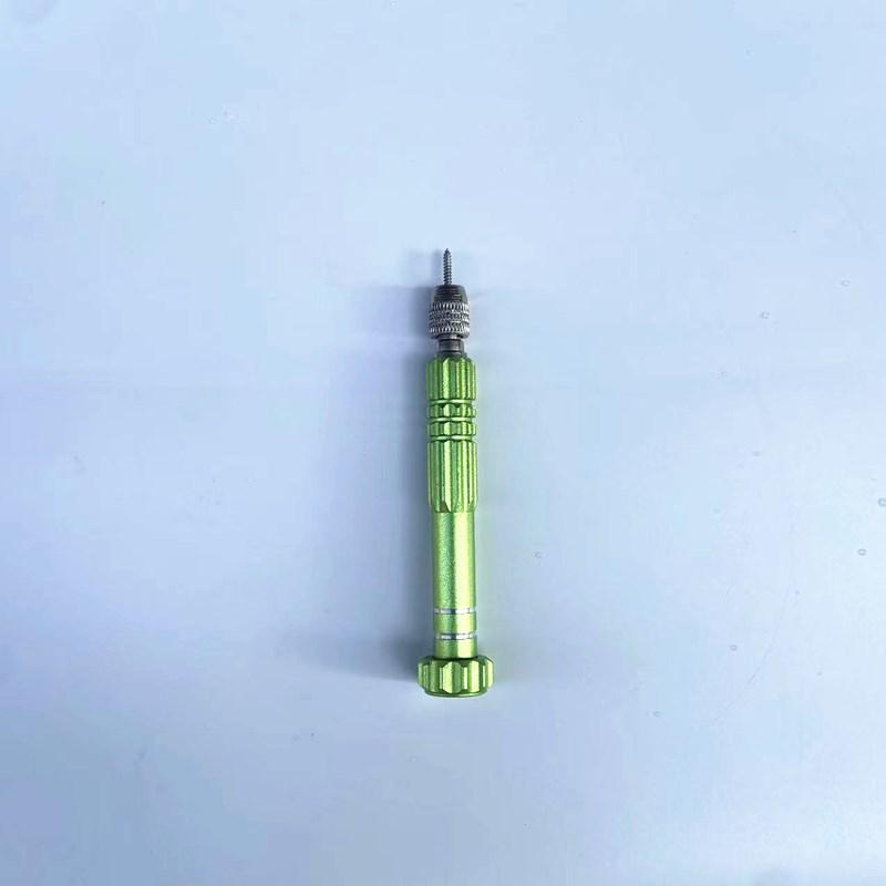 Universal Aluminum Alloy Badminton Racket Wire Guard Tube Nail Remover - Single & Double Line, Green