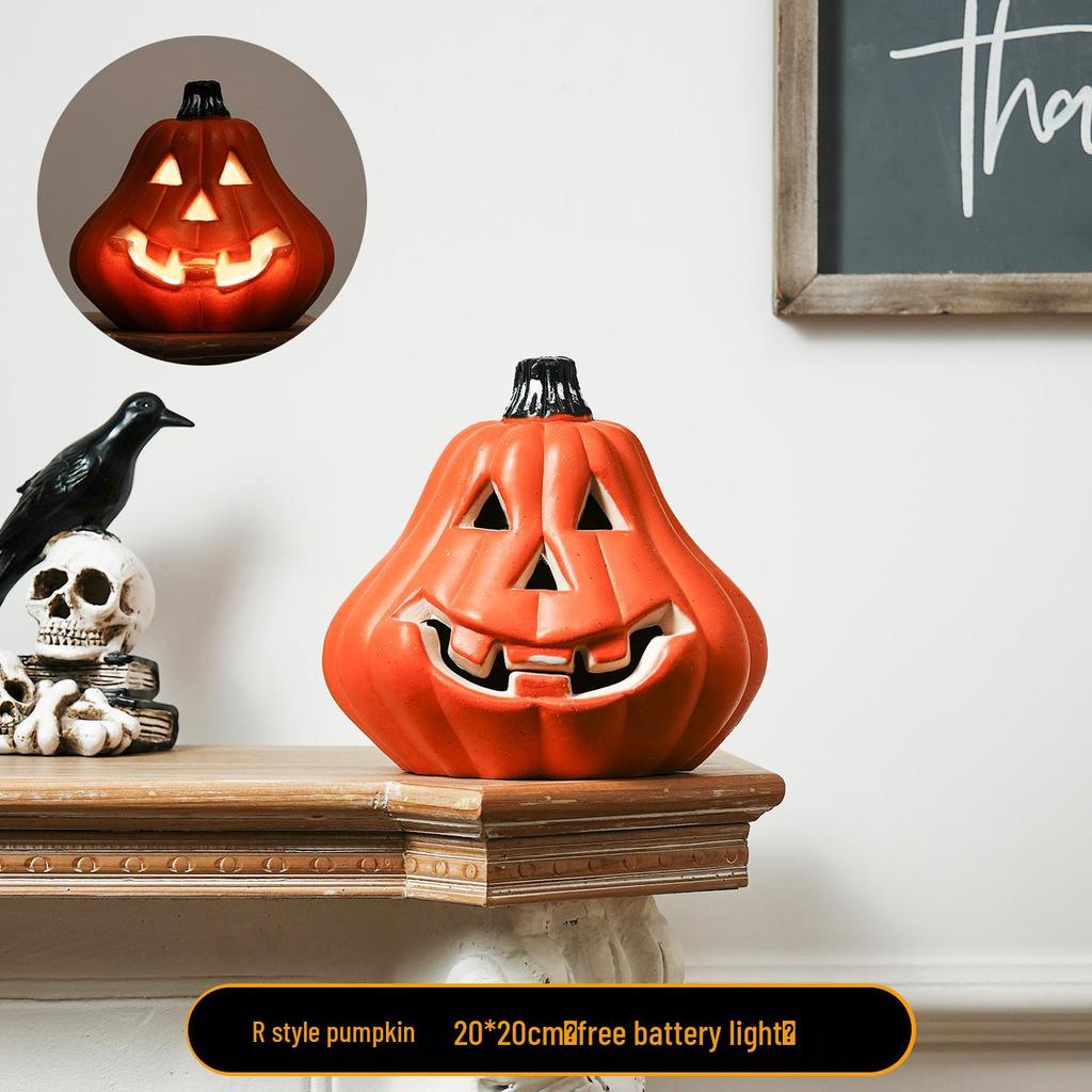 Halloween Large Pumpkin Lantern: Festive Decor for Doorways, Bars, and Shops