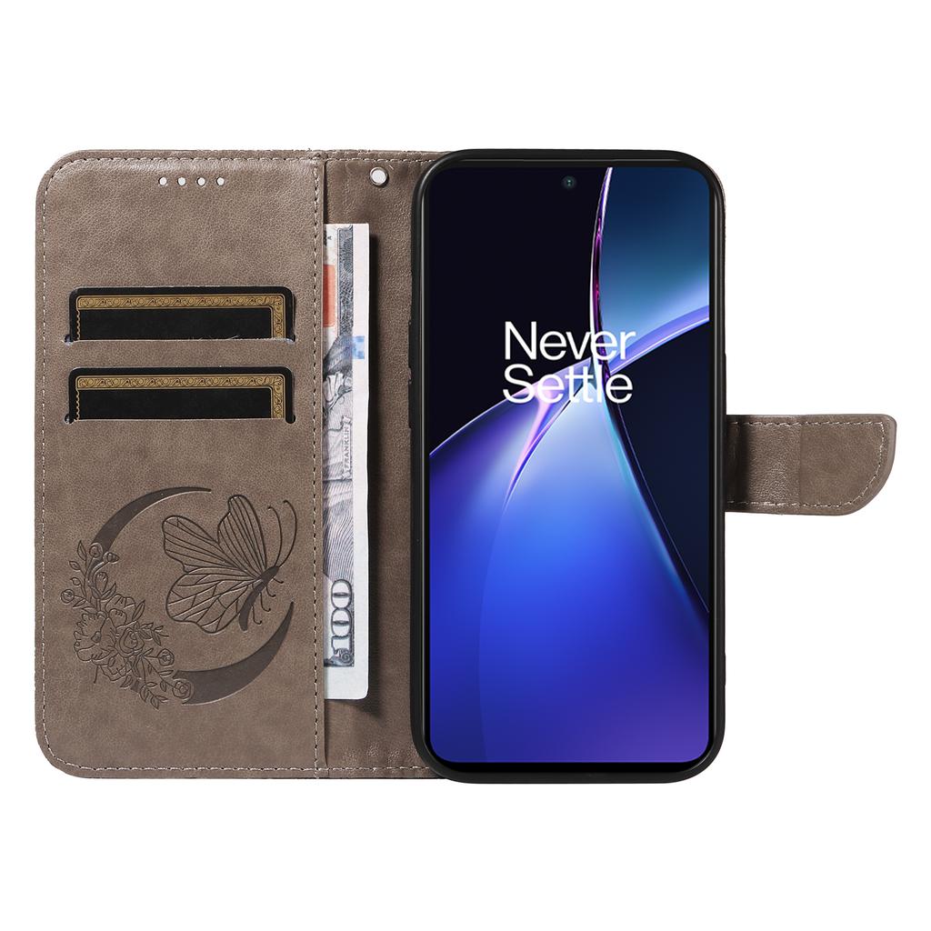 For OnePlus Nord CE4 Lite 5G/Oppo K12x 5G (China) Case Butterfly Pattern Leather Wallet Phone Cover