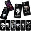 Cover for Apple iPhone 16 15 14 Plus 13 12 Mini 17 Pro Max + ProMax 16E Air Phone Case The Marvel Punisher Skull