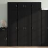 VidaXL Highboard Black 70x42.5x185 Cm Engineered Wood, Sideboard, Storage Cabinet, Side Panel, Cabinet, Wardrobe 3281428