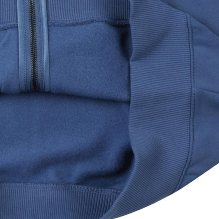 MLB New York Yankees Back Letter Logo Printed Zip-Up Hoodie Unisex Hoodies Blue 31TRB7061-50U