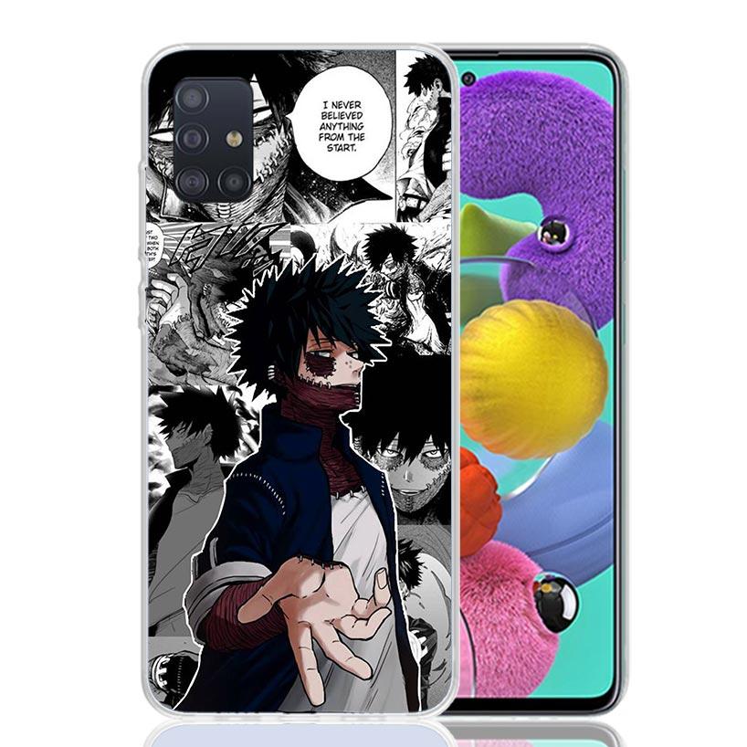 My Hero MHA Dabi Bnha Phone Case For Samsung Galaxy A52 A32 A22 A12 A02S A50S A30S A51 A31 AA71 Note 20 Ultra 10 S10 Plus Galaxy