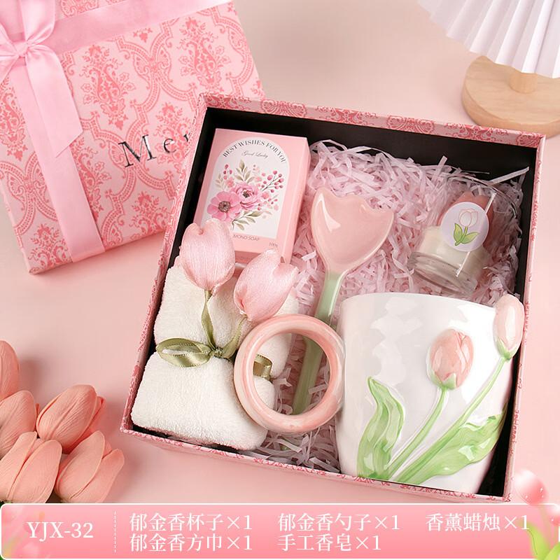 Ceramic Cup & Candle Gift Set