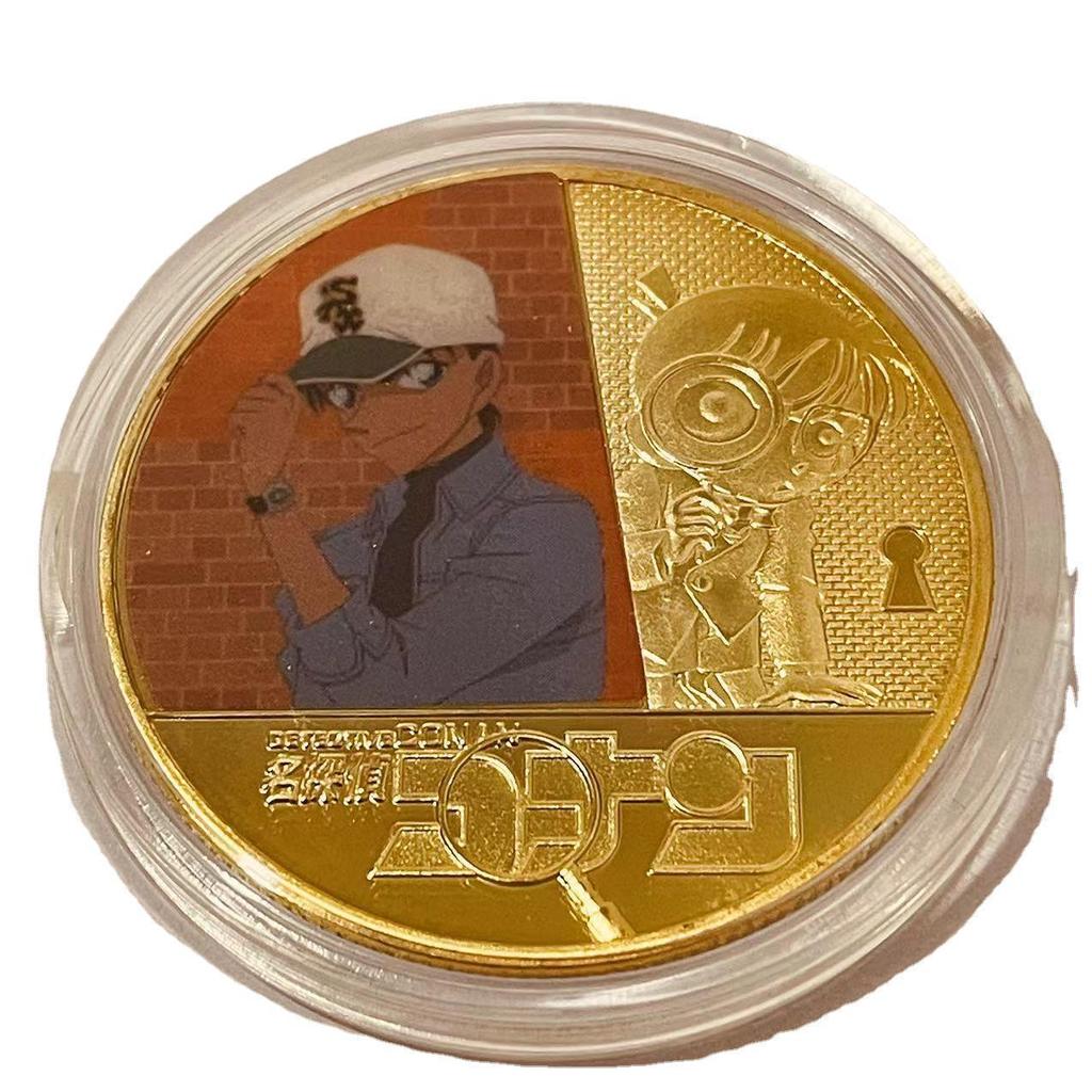 Detective Conan Commemorative Coins: Amuro Tooru & Gin Die-Cast Metal Collection