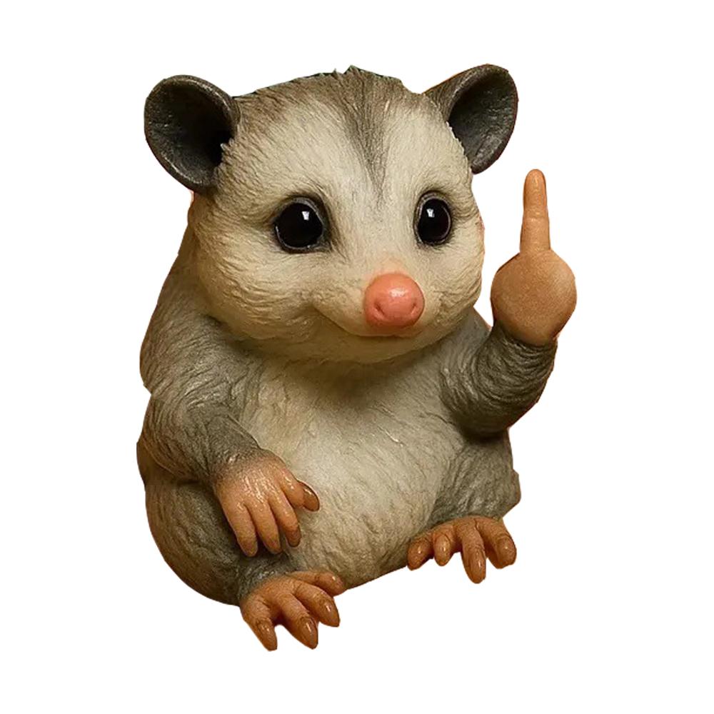 Mini-Tierstatuen Harzdekorationen - Frosch Katze Hund Schreibtisch Lustige Geschenke Schlafzimmer Kopfteil Ornamente