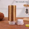 50Pcs/Set Disposable Cupcake Cups Or Lids Disposable Muffin Cups Heat Resistant Glossy Cupcake Liners Diy Baking Supplies