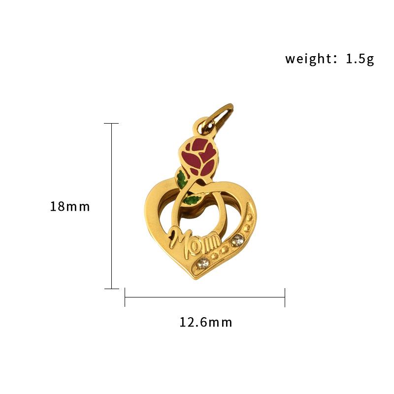 Halloween Ghost Pumpkin Spider Pendant 18K Gold Plated Stainless Steel Jewelry Diy Accessories