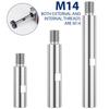 3/6 יחידות מוט מאריך זוויתית M14 3/4/5.5 אינץ' ציר מאריך זוויתית מתאם ליטוש רכב