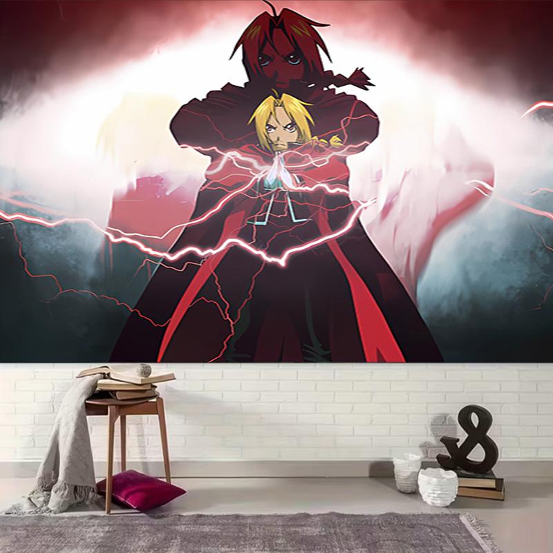 1pc Fullmetal Alchemist Tapestry, Living Room, Bedroom, Office, Party Decor, Ideal Festive Gift