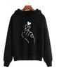 2019 Trendy Loose Casual Printed Hooded Women's Sweatshirt