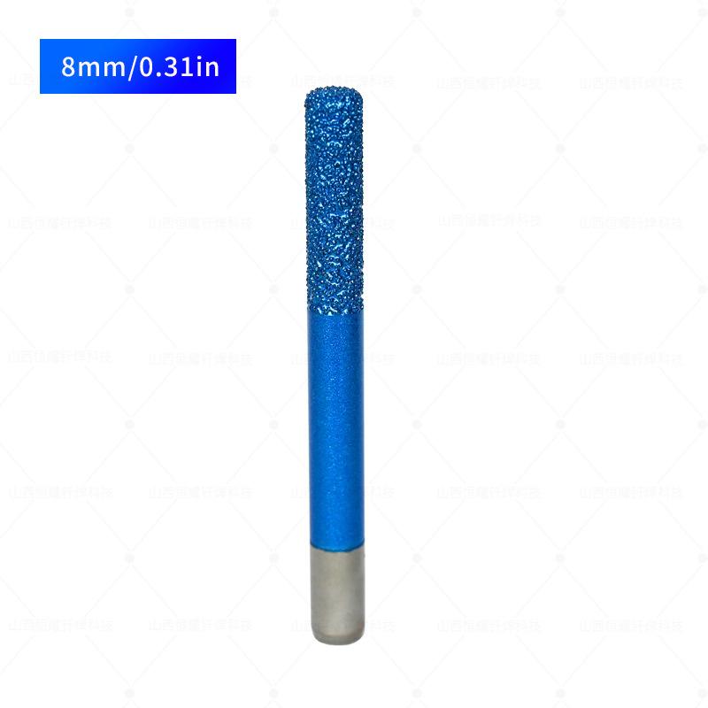 Brazed Flat Head Engraving Drill Bit for Ceramic, Bluestone, Marble High Precision Cutting & Hollowing