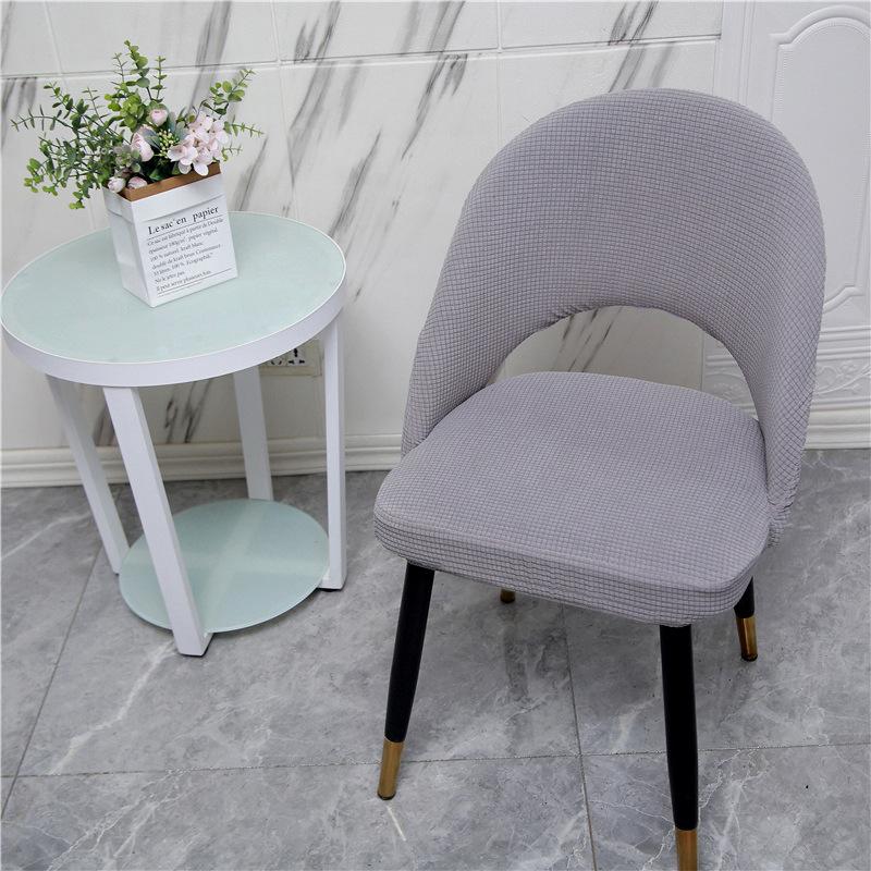 

4 шт./компл. эластичные чехлы на обеденные стулья, флисовые чехлы на стулья Arc, однотонные эластичные чехлы на сиденья для отеля, домашний декор 4pcs