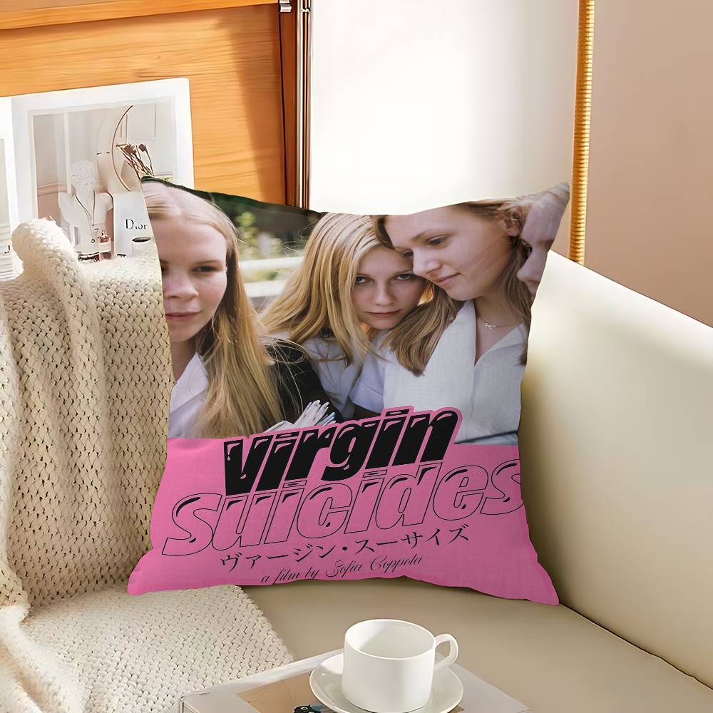 Classic Sofia Coppola Movie The Virgin Pillow Gift Home Office Decoration Bedroom Sofa Car Cushion Cover Case 45X45