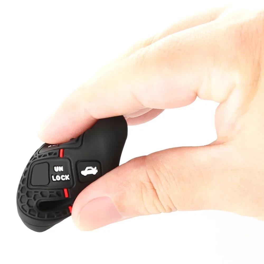 Silicone Car Key Cover Case For Toyota Avensis Camry Corolla For Lexus 3 Buttons Remote Key Jacket Fob Case Car Styling