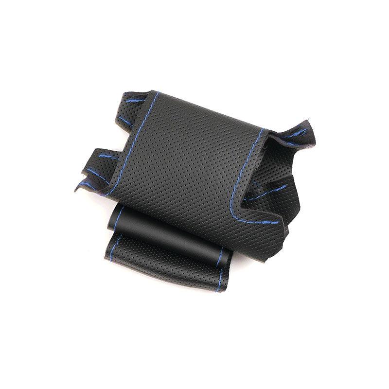 For Suzuki Jimny 2015 2016 2017 2018 Car Accessories Microfiber Perforated Leather Steering Wheel Cover Trim