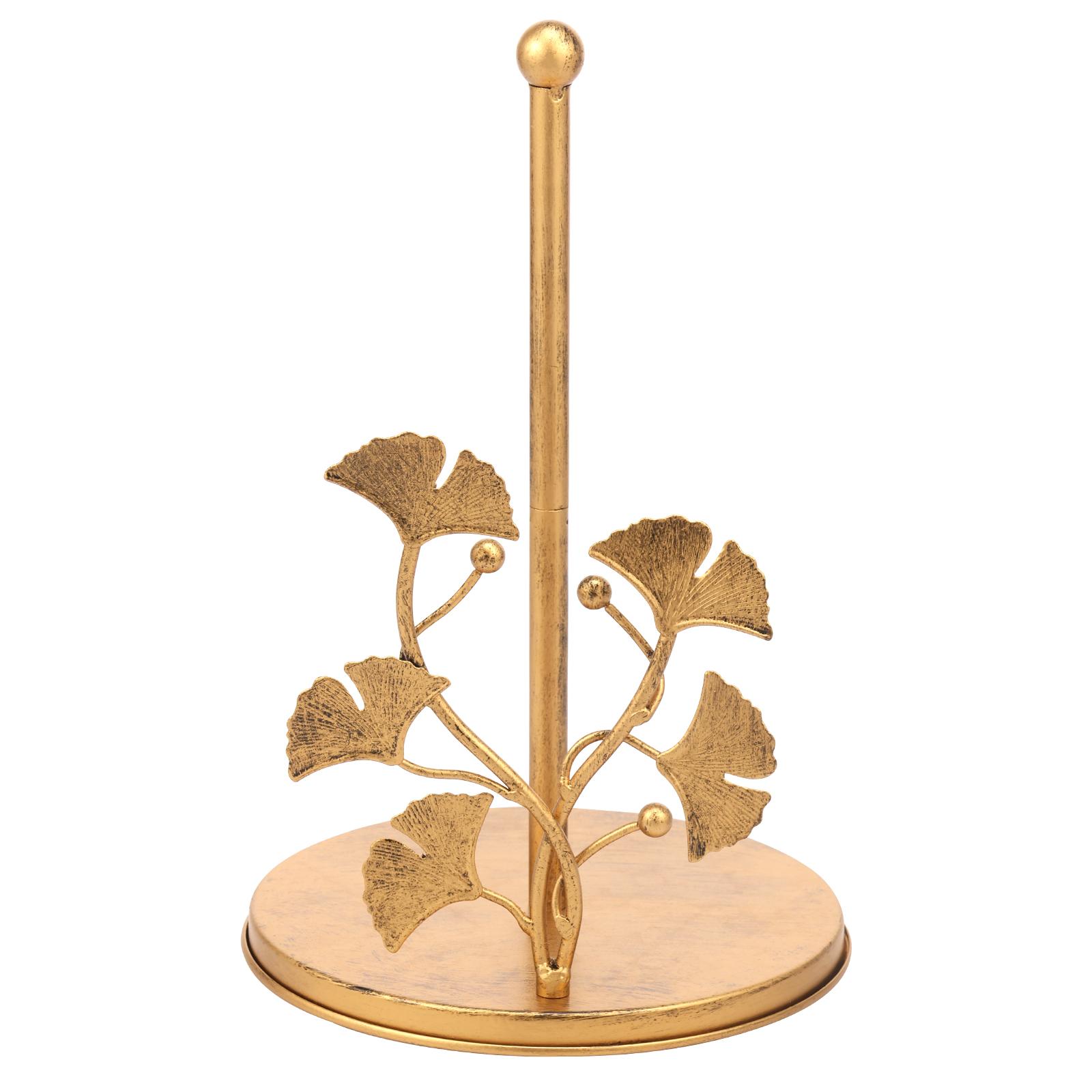 Roll Paper Towel Holder Iron Papers Roll Holder Vertical Papers Towel Storage Racks Kitchen Paper Organiser for Kitchen Supplies