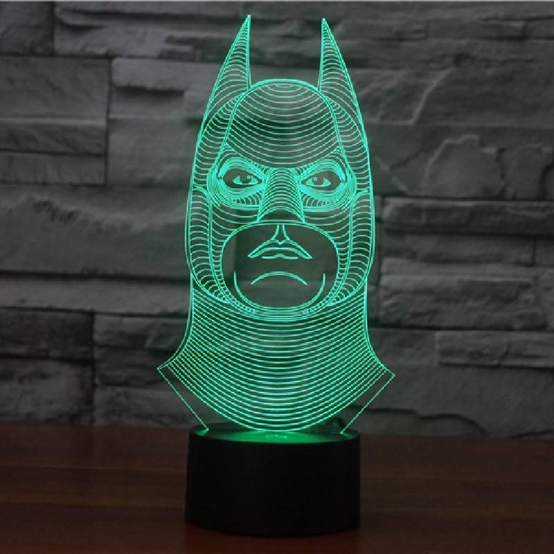 Led Night Superheroes Light Color Changing Mode Living Room Decor Bedroom
