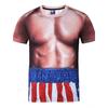 Sexy Body Print T-shirt Funny Street Women Men Funny Pattern T Shirts Fake Muscle Harajuku Fashion Trend Personality Tee Top New