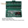 46-teiliges Auto-Schraubenschlüssel-Set, starke Drehmomentschlüssel, Auto-Reparaturwerkzeuge für Autos, Fahrräder, Motorräder, Antriebsnüsse, Sechskant-Sets für PH, SL, PZ, HEX, T-Bohrer