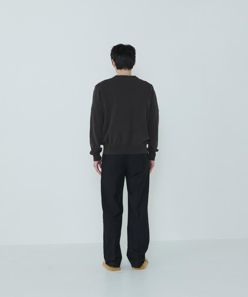Deossingindeeodeeo Composed Slit Knit Brown