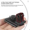 Camera Helmet Mount Base Adapter Portable Helmet Fixed Adapter Lightweight Plastic for Outdoor Sports Camera