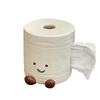Cute Roll Paper Tissue Box Holder Home Decor Premium Desktop Tissue Dispenser for Living Room