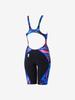 Competitive Swimsuit Pro Hybrid 2 Openback Kneeskin Pro Hybrid 2 Open Back Kneeskin SCW12405F [Speed] Women's Black/Pink