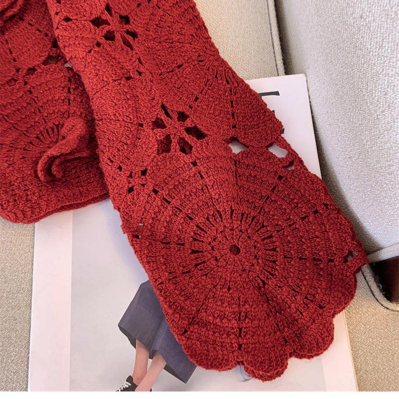 Plus Size Spring Set: Red Knitted Sweater & Dress