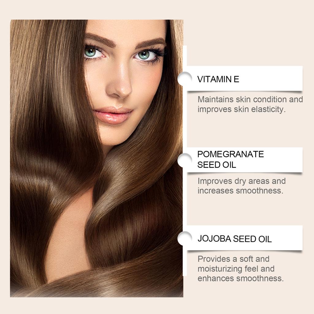 Ulei Nutritiv din Semințe de Rodie Hrănește Pielea Feței și Părul, Menține Elasticitatea și Fortifică Părul cu Ulei, 60ML