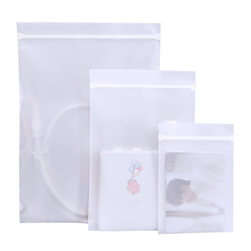 50Pcs Matte CPE Cartilage Self Sealing Bag, Book,Jewelry,Stationery Packaging Sealed Bag, Data Cable Universal Packaging Bag