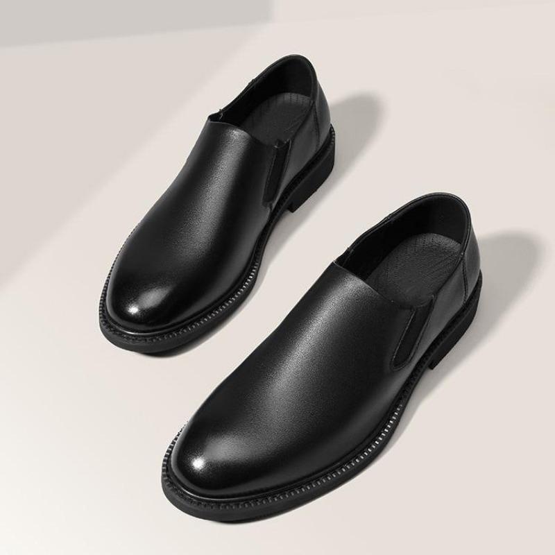 Fashion Designer Leather Platform Derby Shoes for Men Spring Autumn Business Man Dress Shoes Fashion Soft-soled Male Wedding Shoes