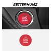 Made of Alcantara Betterhumz For Mazda 3 Axela CX-3 CX-4 CX-8 2014- Engine Start Stop Trim Stickers Car Interior Accessories
