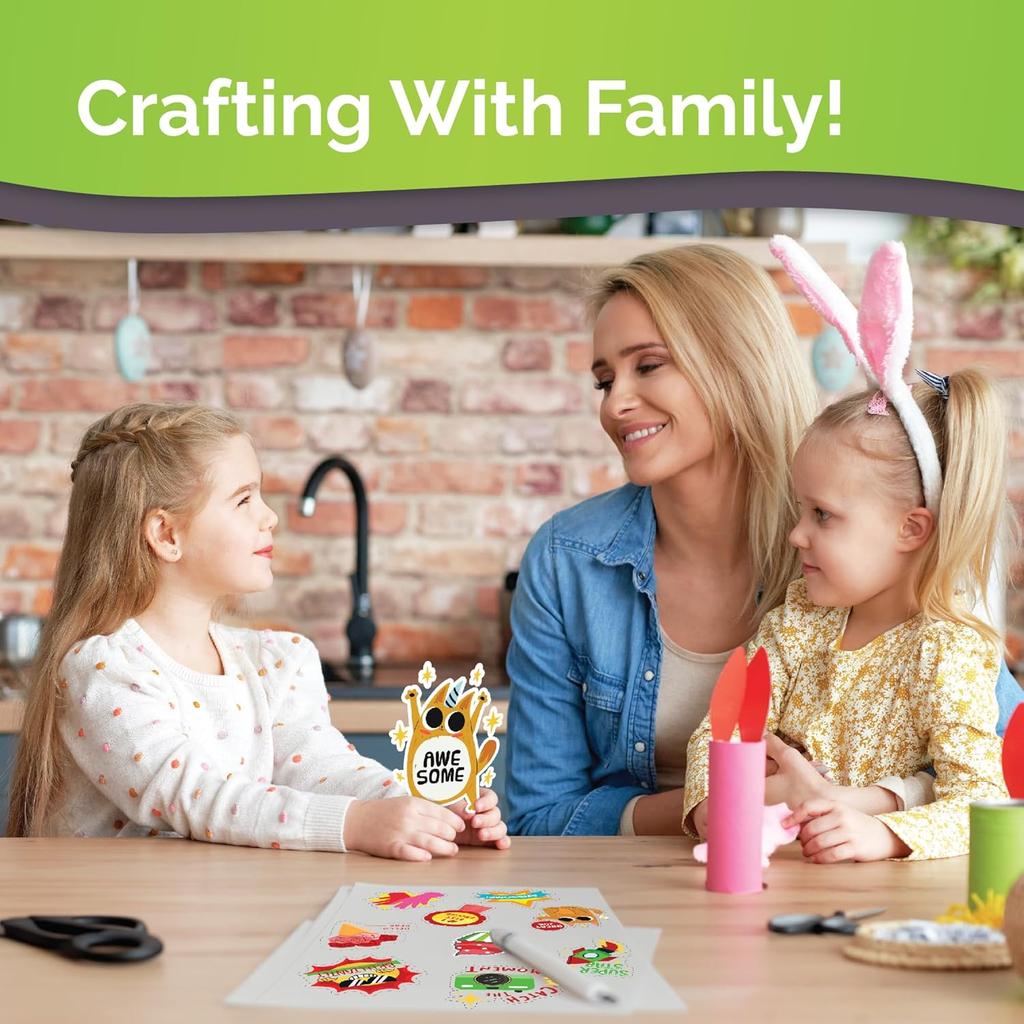 Premium Printable Vinyl Sticker Paper for Inkjet Printer - 34 Sheets Self-Adhesive Sheets Matte White Waterproof, Dries Quickly Vivid Colors, Holds