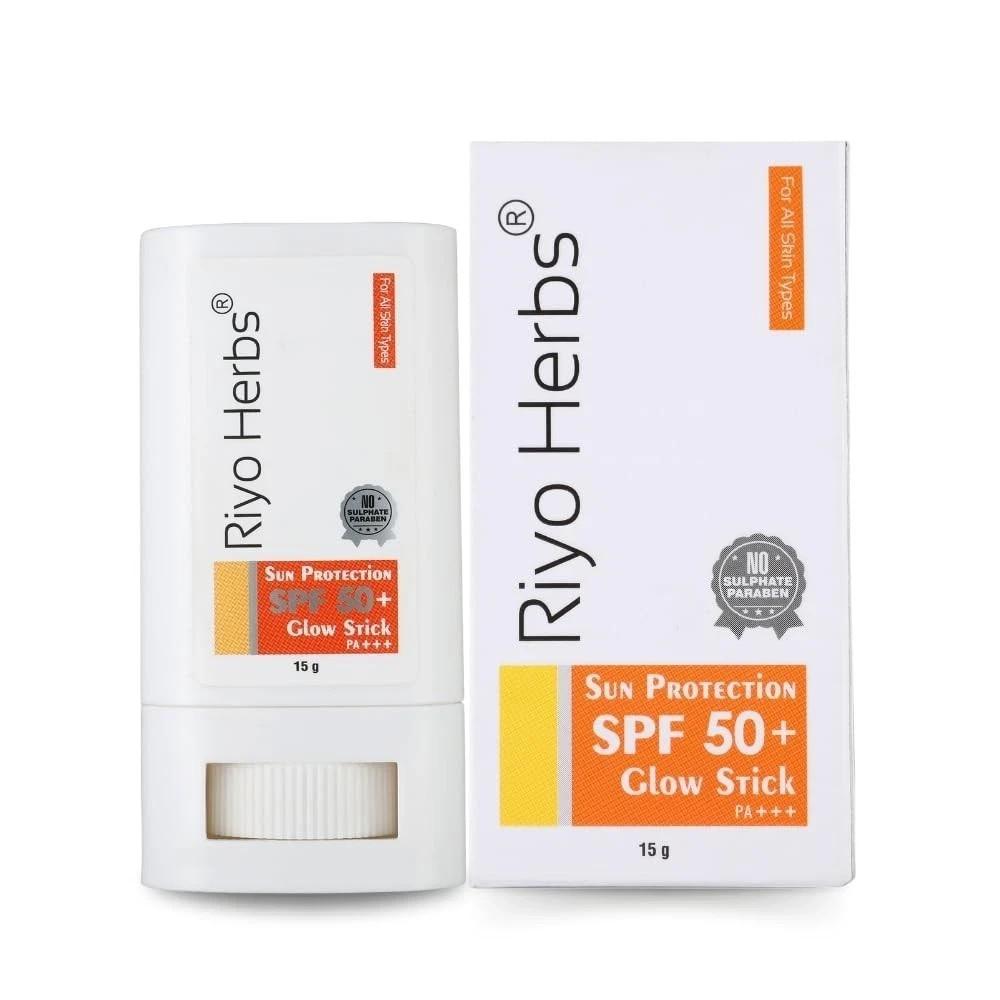 Riyo Herbs Sun Protection Glow Stick Spf 50 For Face 15gm