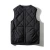 Vestido de vendaje retro funcional estilo japonés para otoño e invierno Chaleco abajo Chaleco Chaleco para hombre Cuadros de diamante Chaleco de cintura Chaleco para hombre de exportación