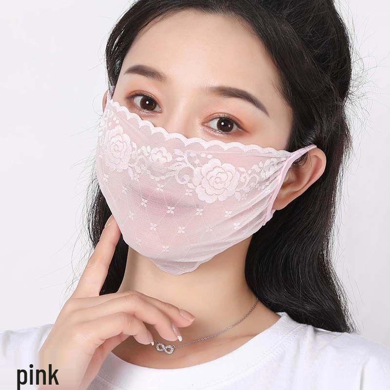 Women's Breathable Summer Mesh Sun Protection Face Mask
